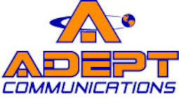 Logo for ADEPT COMMUNICATIONS